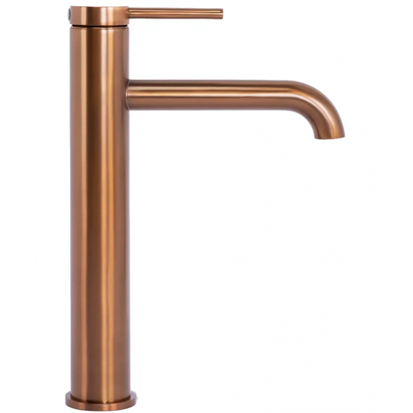 Смеситель для раковины (умывальника) REA SPOT BRUSHED COPPER высокий