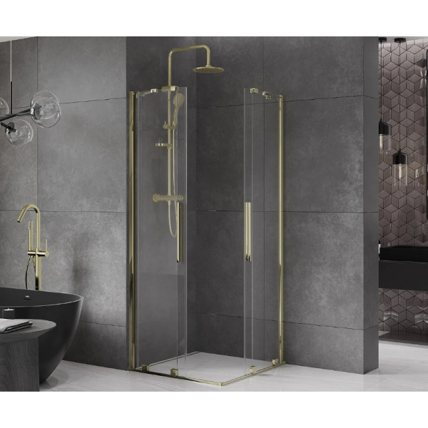 Душова кабіна MEXEN VELAR DUO 80х80 GOLD