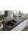 Гранітна кухонна мийка MEXEN ANDRES BLACK GRANITE + сифон GOLD