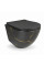 Подвесной унитаз VBI VULCANO BLACK MARBLE MATT TORNADO
