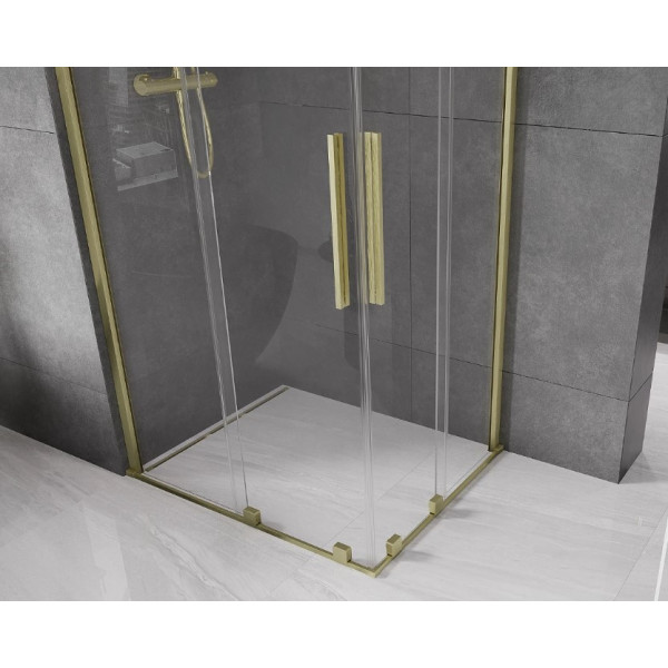 Душова кабіна MEXEN VELAR DUO 100х90 BRUSHED GOLD