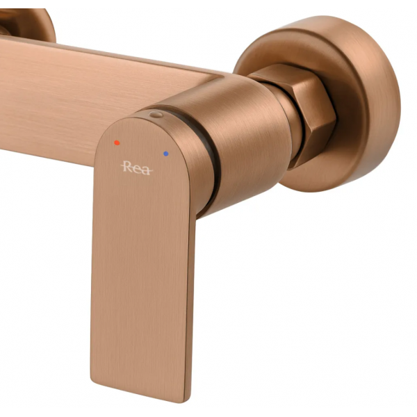 Смеситель для ванны и душа REA STORM BRUSHED COPPER с изливом