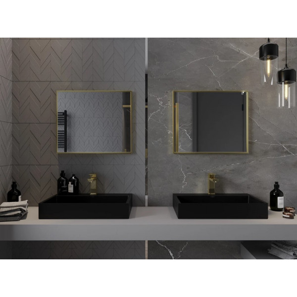 Дзеркало MEXEN LOFT 60x50 GOLD прямокутне