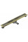 Трап для душу MEXEN FLAT 70 M33 GOLD 360° золотий