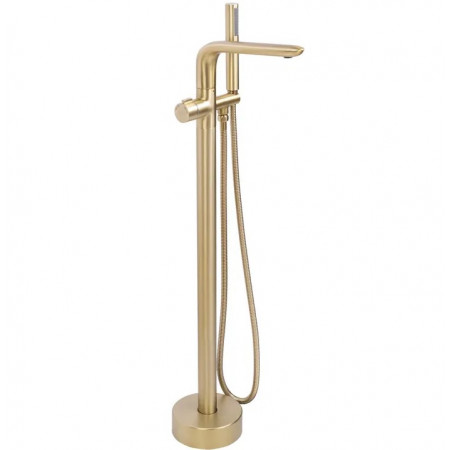 Смеситель для ванны REA CLARK BRUSHED GOLD матовое золото напольный