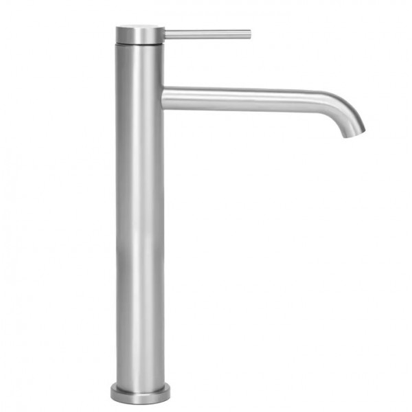 Смеситель для раковины (умывальника) REA CLIF NICKEL BRUSHED никель высокий