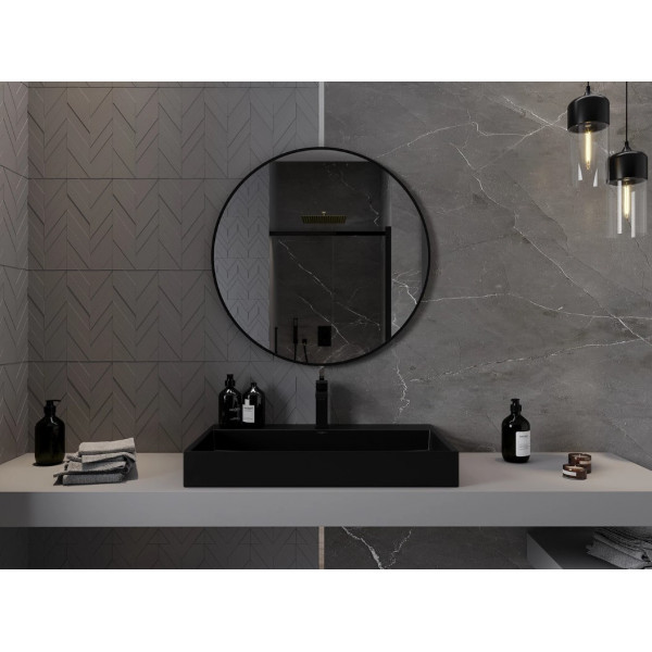 Дзеркало MEXEN LOFT 85 BLACK кругле
