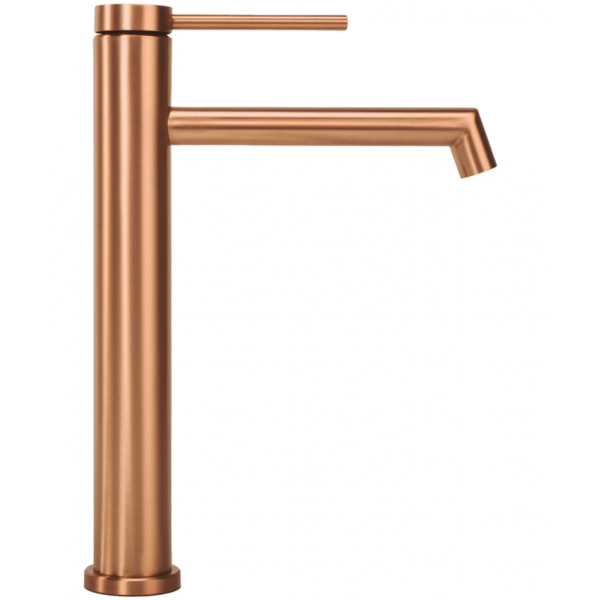Смеситель для раковины (умывальника) REA FOSS BRUSHED COPPER высокий