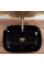 Умывальник (раковина) REA BELINDA BRUSHED GOLD BLACK накладной