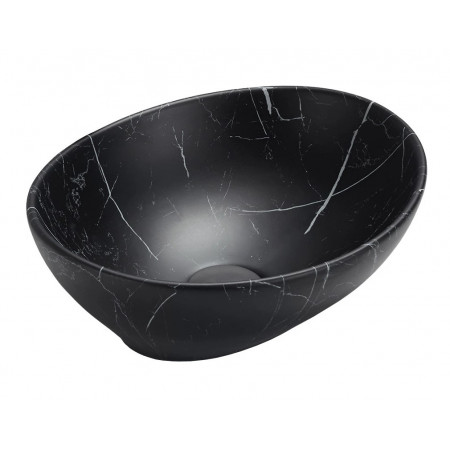 Умивальник (раковина) MEXEN ELZA BLACK STONE MATT накладний