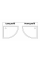 Душевой поддон REA LOOK 80x100 L WHITE