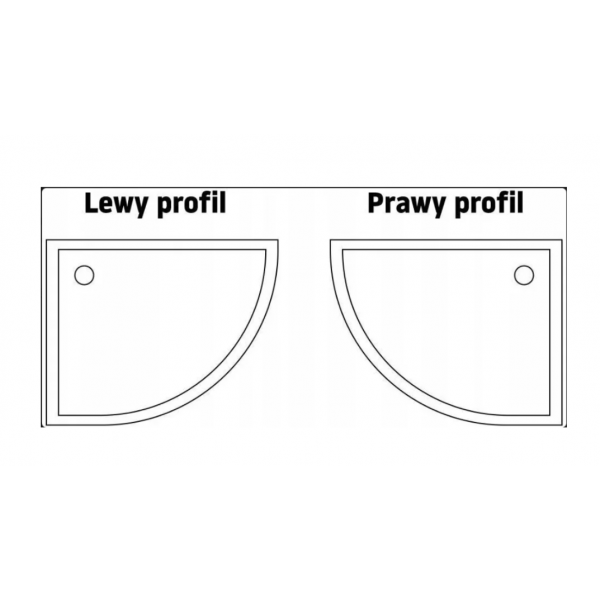 Душевой поддон REA LOOK 80x100 L WHITE