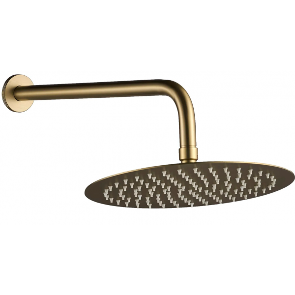 Душевая система REA LUNGO GRIP BRUSHED GOLD + BOX скрытого монтажа