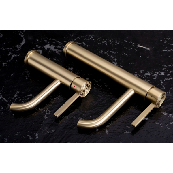 Смеситель для раковины REA FOSTER BRUSHED GOLD низкий