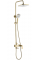 Душевой гарнитур REA STORM BRUSHED GOLD с изливом