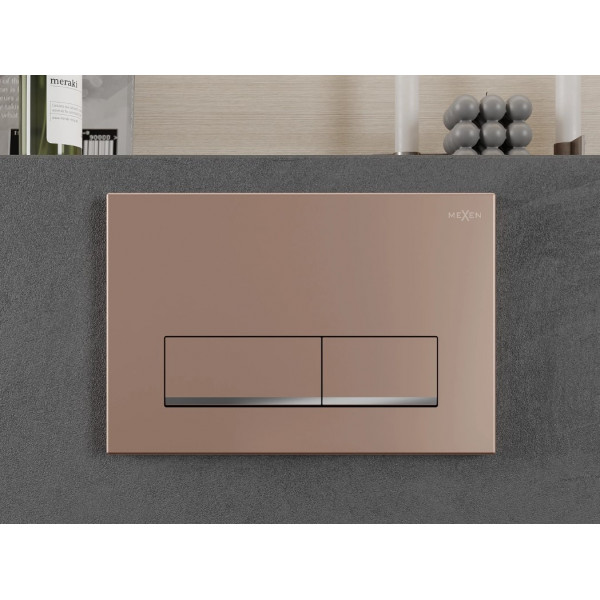 Кнопка змиву для інсталяції MEXEN FENIX 12 ROSE GOLD
