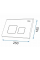 Кнопка смыва для инсталляции REA F CHROME *