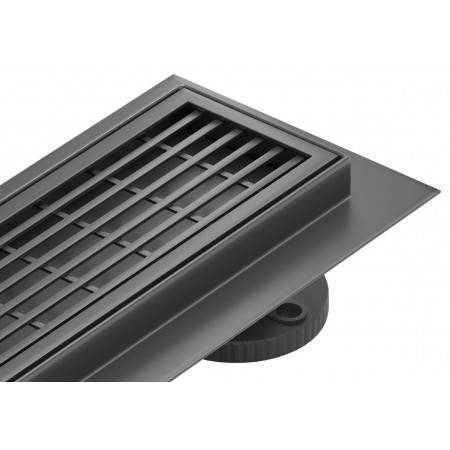 Трап для душу MEXEN FLAT 50 M33 BLACK 360° чорний