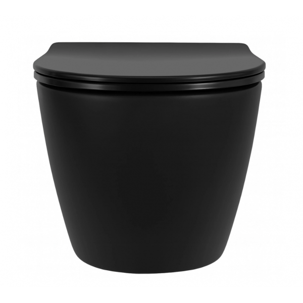 Подвесной унитаз REA CARLO TORNADO BLACK MATT