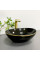 Умывальник (раковина) VBI PARMA BLACK GOLD EDGE накладной