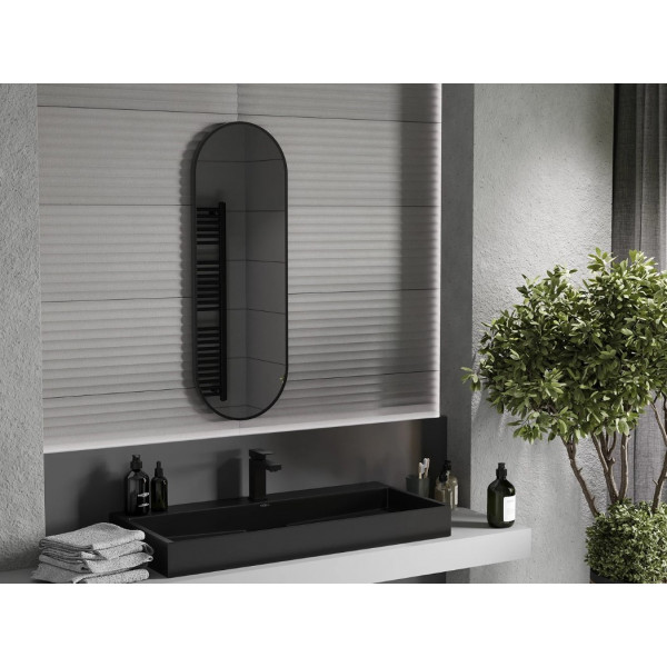 Дзеркало MEXEN LOFT 100x35 BLACK овальне