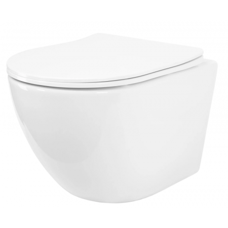 Подвесной унитаз REA CARLO MINI TORNADO NF WHITE