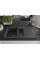 Гранітна кухонна мийка MEXEN MATIAS BLACK GRANITE + сифон BLACK