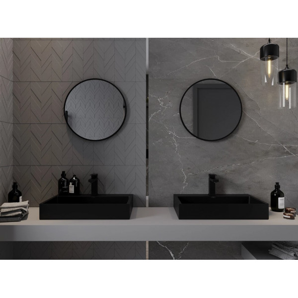 Дзеркало MEXEN LOFT 30 BLACK кругле