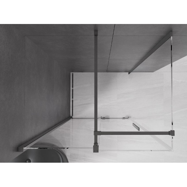 Душова кабіна MEXEN VELAR 120х110 GRAPHITE
