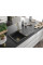 Гранітна кухонна мийка MEXEN BRUNO BLACK GRANITE + сифон GOLD