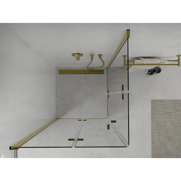 Душова кабіна MEXEN LIMA DUO 100x100 GOLD