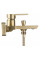Смеситель для ванны и душа REA ARGUS BRUSHED GOLD настенный с изливом