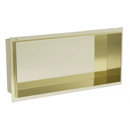 Вбудована полиця MEXEN X-Wall-NR 45x20 GOLD без обідка