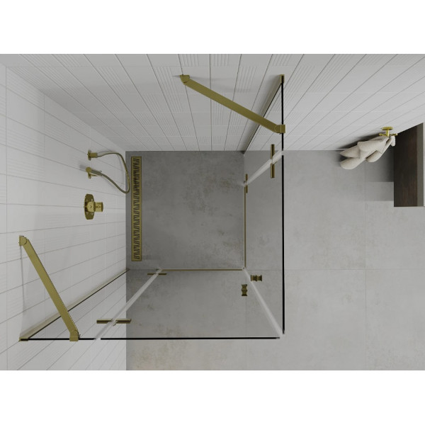 Душова кабіна MEXEN ROMA DUO 90x90 GOLD