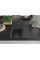 Гранітна кухонна мийка MEXEN ENZO BLACK GRANITE + сифон BLACK