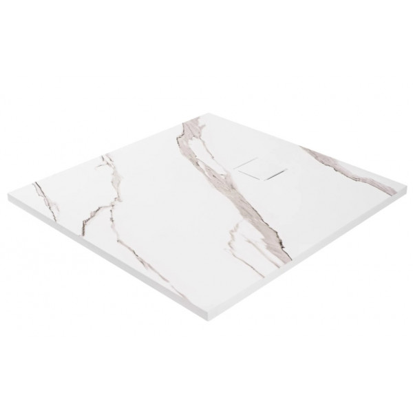 Душевой поддон REA MAGNUM 90x90 CARRARA WHITE