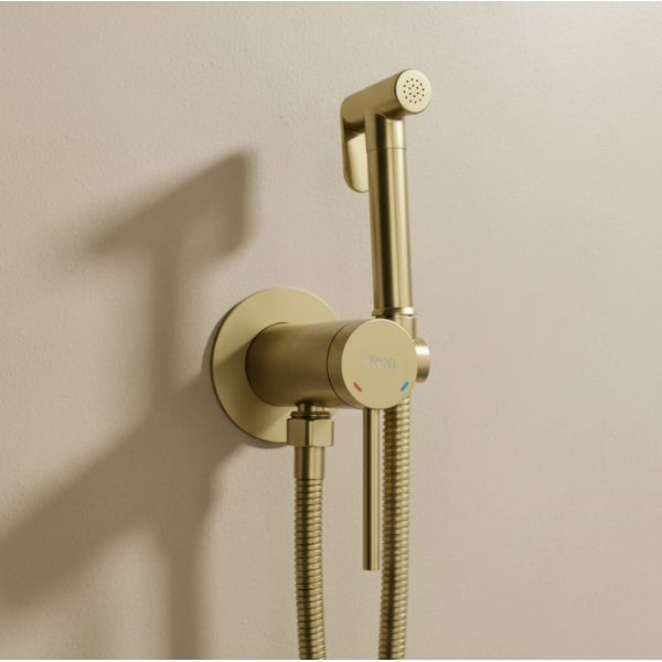 Набор гигиенического душа REA CLIF BRUSHED GOLD