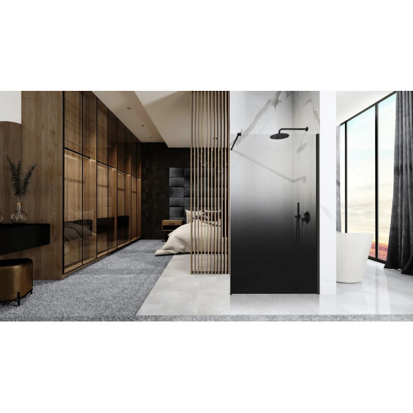 Душевая стенка REA AERO OMBRE 110 BLACK
