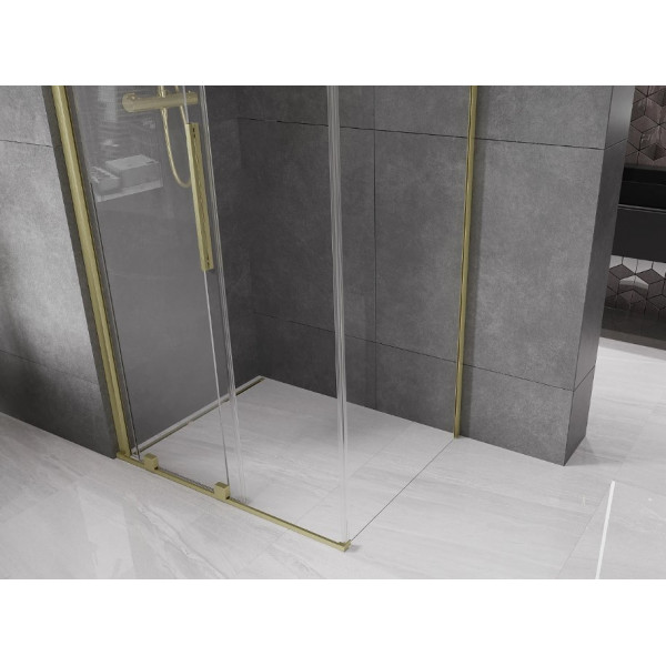 Душова кабіна MEXEN VELAR 100х120 BRUSHED GOLD