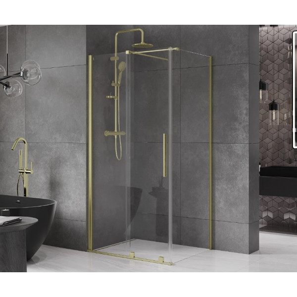 Душова кабіна MEXEN VELAR 110х70 BRUSHED GOLD
