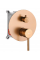 Смеситель для ванны REA LUNGO BRUSHED COPPER + BOX скрытого монтажа