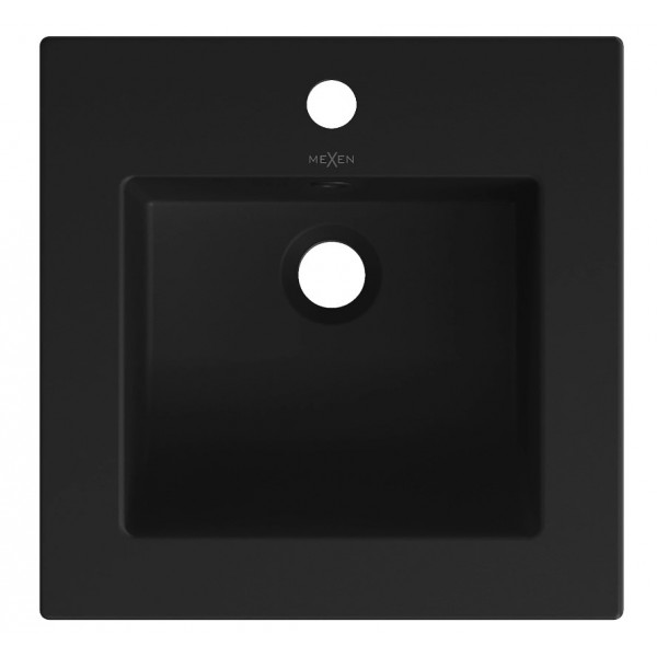 Умивальник (раковина) MEXEN ATENA 41 BLACK MATT врізний чорний