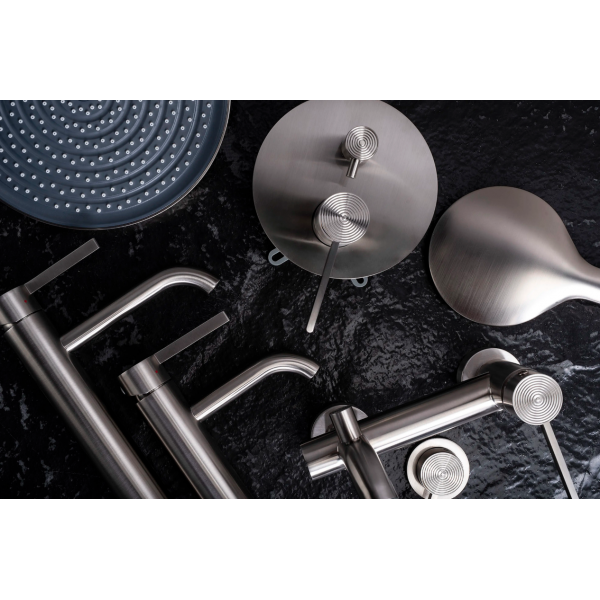Смеситель для раковины REA FOSTER NICKEL BRUSHED высокий