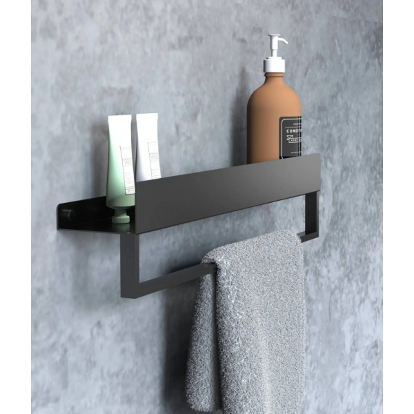 Полка для ванны REA SF01 60 BLACK MATT