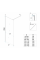 Душевая стенка REA FLEXI 110 TRANSPARENT BLACK
