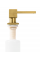 Врезной дозатор для жидкости REA BRUSHED GOLD 330 мл. квадратный *