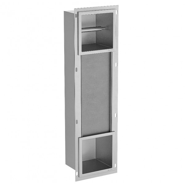 Вбудований тримач MEXEN X-WALL-BP INOX для туалетного паперу