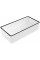 Умивальник (раковина) MEXEN NADIA 46 WHITE BLACK EDGE накладний
