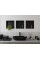 Вбудована полиця MEXEN X-Wall-R 30 BLACK з обідком *