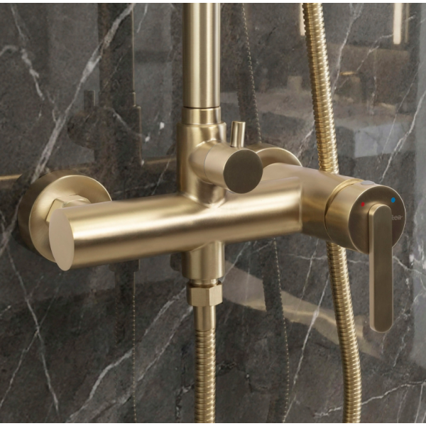 Душевой гарнитур REA ONTARIO BRUSHED GOLD